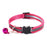 New Colors Reflective Breakaway Cat Collar Neck Ring Necklace Bell Pet Products Safety Elastic Adjustable With Soft Material 1PC