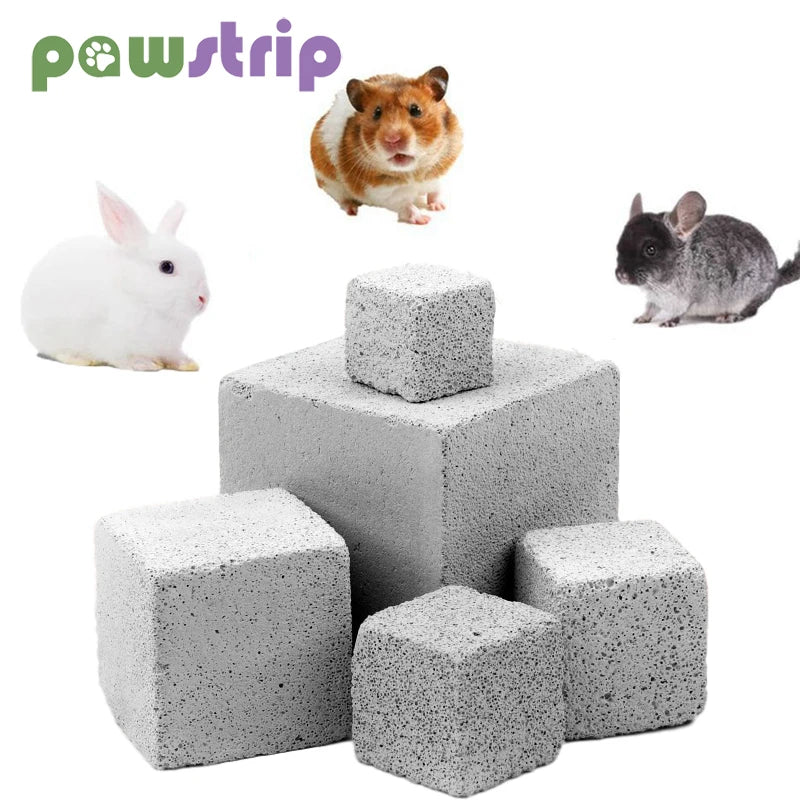 Natural Mineral Teeth Molar Stone Guinea Pig Hamster Rabbit Teeth Grinding Stone Small Pet Dental Care Chew Toys Pets Supplies - Small to Tall Pet Co.