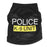 Police Suit Cosplay Dog Clothes Black Elastic Vest Puppy T-Shirt Coat Accessories Apparel Costumes  Pet Clothes for Dogs Cats - Small to Tall Pet Co.