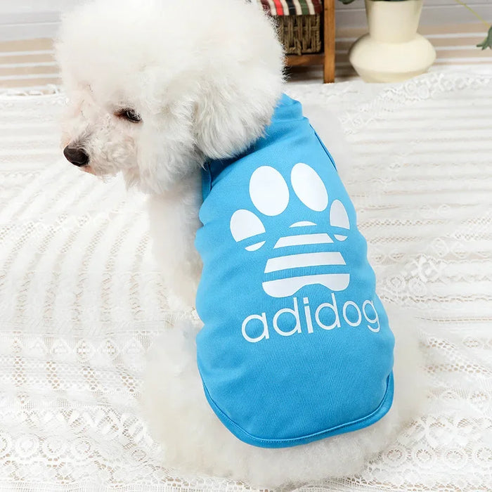 Soft Pet Dog Clothes for Small Dogs Summer Pomeranian Bichon Teddy Dog Thin Vest Breathable Cool Cat Puppy Clothing Pet T Shirt - Small to Tall Pet Co.