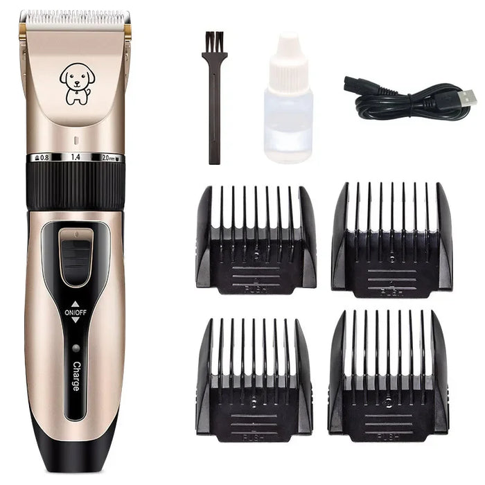 Professional Pet Shaver Dog Teddy Cat Shaving Dog Hair Professional Hair Clipper Rechargeable Electrical Animal Pet Clippers - Small to Tall Pet Co.