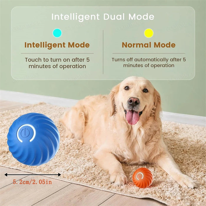 Smart Dog Toy Ball Electronic Interactive Pet Toy Moving Ball USB Automatic Moving Bouncing for Puppy Birthday Gift Cat Products - Small to Tall Pet Co.