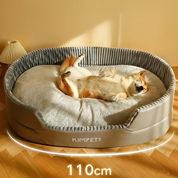 Kimpets Pet Dog Bed Removable Cat Mat Square Plush Kennel Washable Thickening Waterproof Big Medium Small Dog Sofa Bed Cushion - Small to Tall Pet Co.