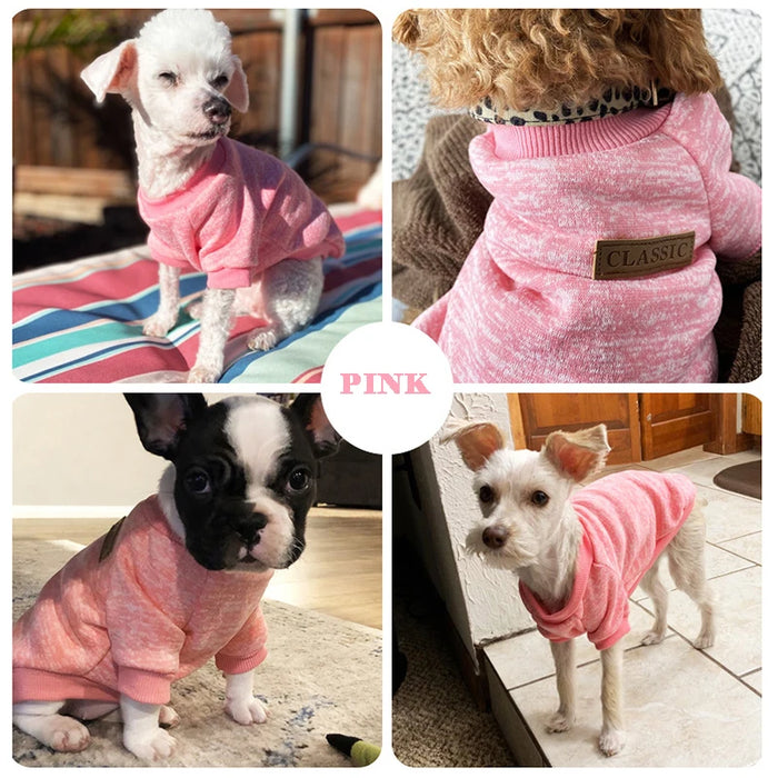 Keep You Warm Kittens Puppy Clothes for Small Dog French Bulldog Sweatshirt Pet Dogs Cats Jacket Coat Classic Chihuahua Clothes - Small to Tall Pet Co.