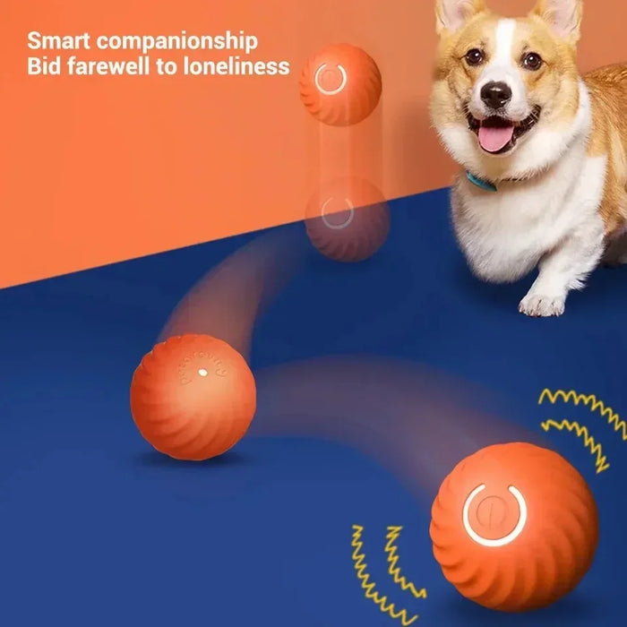 Smarts Dog Toy Ball Automatic Electronic Interactive Training Pet Toy Gravity Moving Ball Rechargeable Active Rolling Ball Toys - Small to Tall Pet Co.