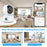 6MP WIFI Camera Home Security Indoor Surveillance Camera Baby Pet Monitor PTZ Auto Tracking Dome Wireless IP Camera P2P ICsee - Small to Tall Pet Co.