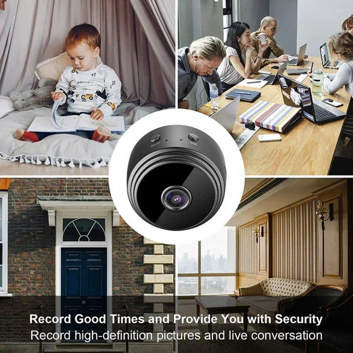 1080P HD Mini Camera WiFi Wireless HD Night Vision Camera Home A9 Remote Camera Kids Pet Safety Monitoring Wifi IP Monitor - Small to Tall Pet Co.