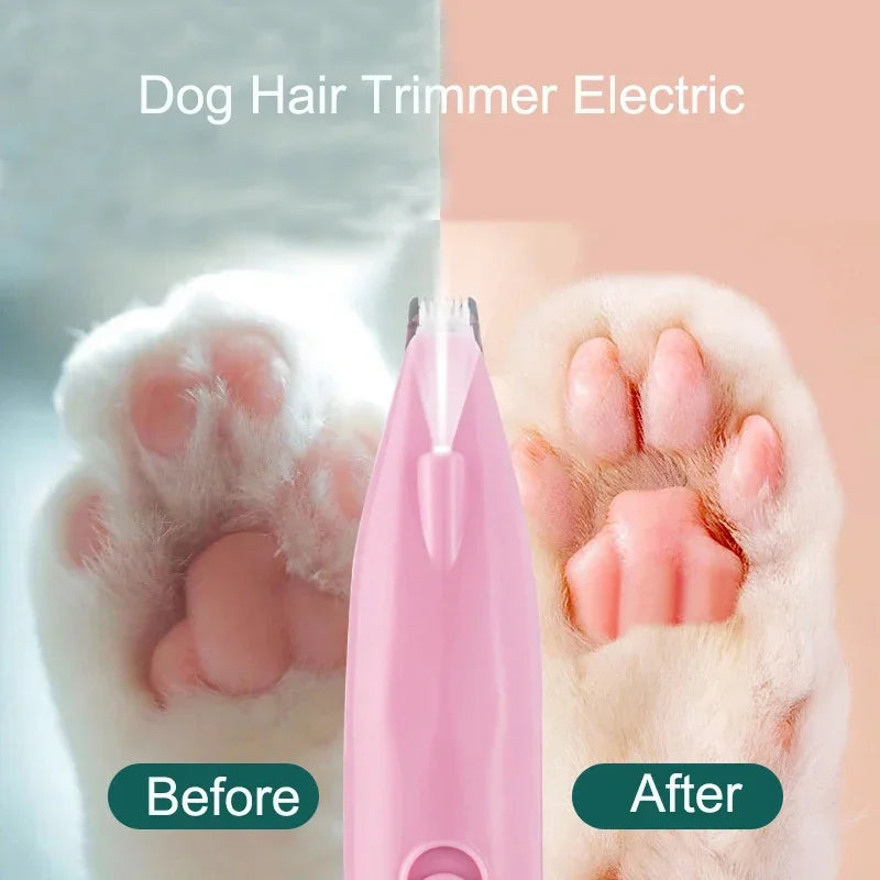 Dog Hair Trimmer Electric Dog Cutter Professional Pet Foot Hair Trimmer Cat Grooming Hairdresser Scissors Butt Ear Pedicator - Small to Tall Pet Co.