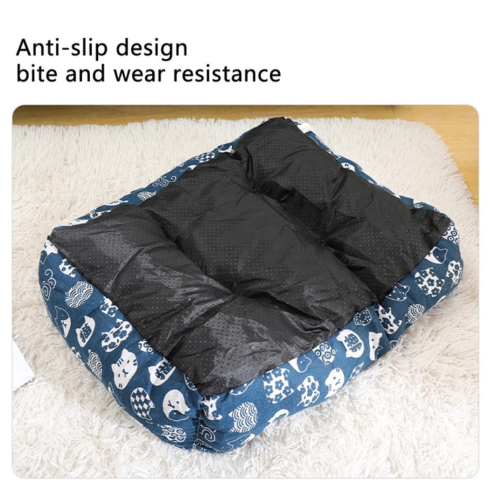 Square Thick Warm Dog Bed Neck Guard Pet Dog Sofa Many Colors Cat Nest Mat - Small to Tall Pet Co.