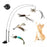 Simulation Bird Interactive Funny Cat Stick Toy Furry Feather Bird With Bell Sucker Cat Stick Toy Kitten Playing Pet Accessories - Small to Tall Pet Co.