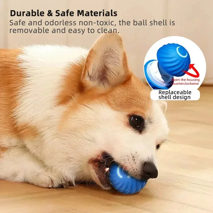 Smarts Dog Toy Ball Automatic Electronic Interactive Training Pet Toy Gravity Moving Ball Rechargeable Active Rolling Ball Toys - Small to Tall Pet Co.