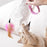 Interactive Cat Toys Funny Feather Teaser Stick with Bell Pets Collar Kitten Playing Teaser Wand Training Toys for Cats Supplies - Small to Tall Pet Co.