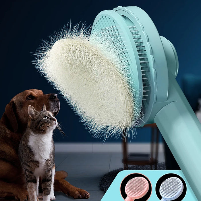 Cat Brush Pet Grooming Brush for Cats Remove Hairs Pet Cat Hair Remover Pets Hair Removal Comb Puppy Kitten Grooming Accessories - Small to Tall Pet Co.