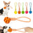 Pet Treat Balls with Rope Interactive Dog Rubber Leaking Balls Toy for Small Large Dogs Chewing Bite Resistant Toys Pet Supplies - Small to Tall Pet Co.