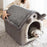 Soft Cat/Dog Bed Deep Sleep House Cats Winter House Removable Cushion Enclosed Pet Tent For Kittens Puppy Cama Cat Supplies - Small to Tall Pet Co.