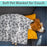 Flannel Pet Sleeping Blanket Soft Fluffy Dog Blanket Warm Breathable Cat Cover Blanket Comfortable Dog Cat Sleeping Sheet Mat - Small to Tall Pet Co.