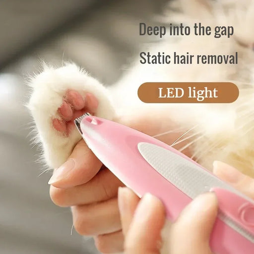 Pet Electric Pushing Scissors Cat Foot Shaver Special Dog Hair Shaver Fader Electric Mute Cat Claw Pedicure Artifact - Small to Tall Pet Co.