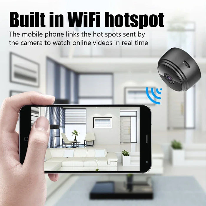 9 WiFi Mini Camera Wireless Video Recorder Voice Recorder Security Monitoring Camera Smart Home For Infants And Pets - Small to Tall Pet Co.