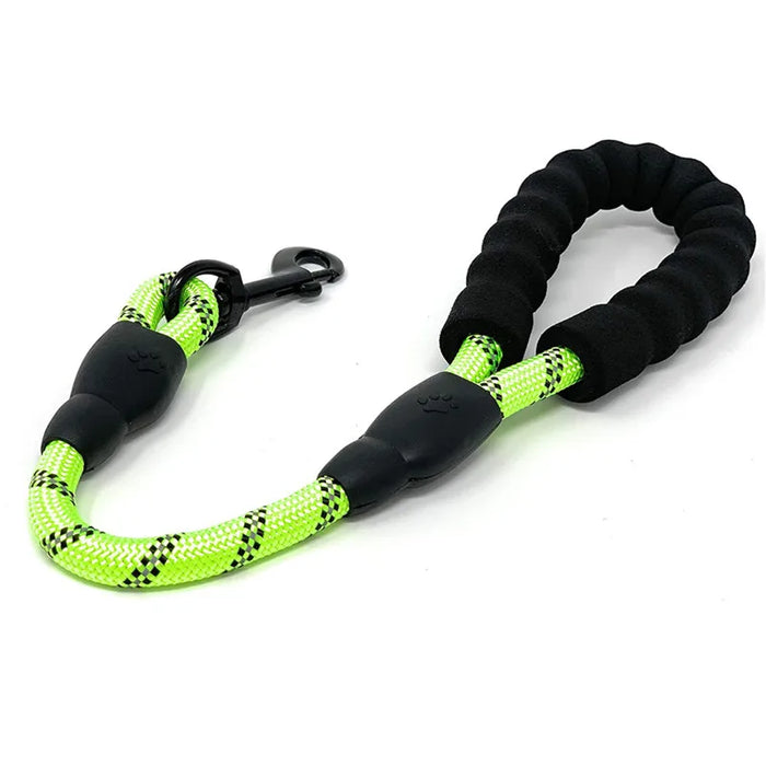 Dog Leash Short Leashes for Large Dog Walking Reflective Dogs Leash Comfortable Handle Pet Chain Rope Dogs Leashes Pet Supplies