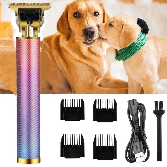 Professional Pet Hair Clipper Rechargeable Cat Dog Grooming Trimmer Low-Noise Shaver Cutting Machine for Animals - Small to Tall Pet Co.