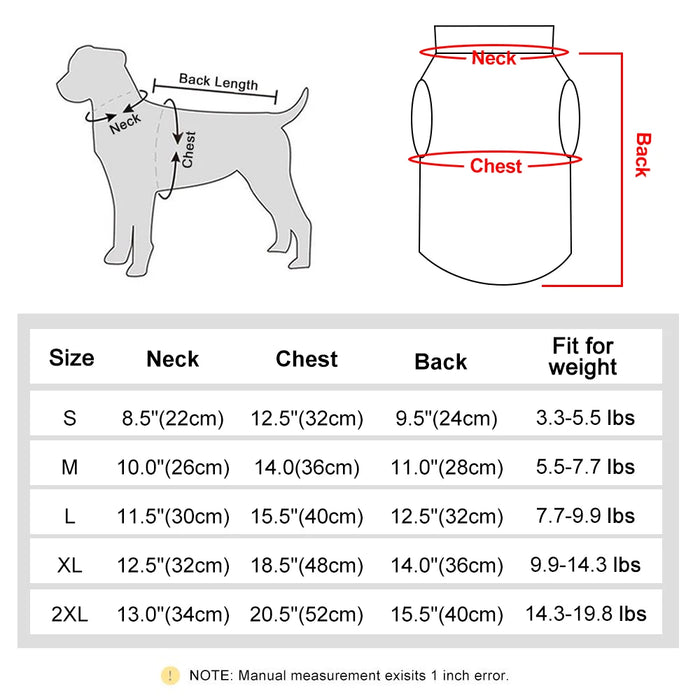 Fur Padded Dog Vest Clothes Warm Cotton Dogs Coat Pet Winter Jacket Clothes Small Medium Dogs Clothing French Bulldog Chihuahua - Small to Tall Pet Co.