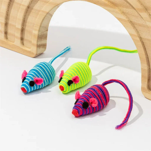 Pet Cat Toy Color Winding Mouse Cat Toy Pet Supplies Cat Interactive Chew Toy Pet Accessories Tooth Cleaning Tool - Small to Tall Pet Co.