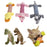 CDDMPET Animals Shape Plush Dog Toy Bite Resistant Squeaky Toys for Small Dogs Interactive Chew Molar Toy Sound Pet Accessories - Small to Tall Pet Co.