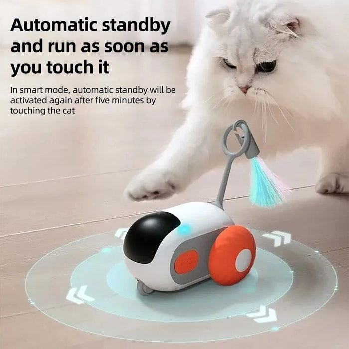 Smart Cat Toy Car Interactive Cat Toy Ball Automatic Rolling Remote Control Toy Car Indoor Cat Accessories Pet Kitten Supplies - Small to Tall Pet Co.