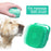 Pet Dog Shampoo Brush 2.7oz 80ml Cat Massage Comb Grooming Scrubber  for Bathing Short Hair Soft Silicone Rubber - Small to Tall Pet Co.