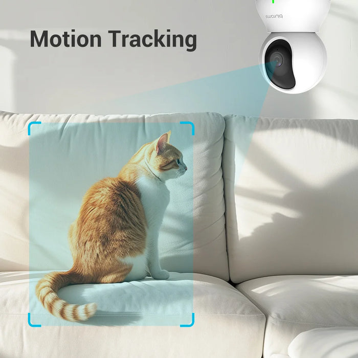 Blurams 2.4GHz WiFi Indoor Camera, 2K, 360° PTZ Pet Dog IP CCTV Camera with Phone App, 2-Way Talk, Night Vision, for Home Securi - Small to Tall Pet Co.