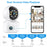 6MP WIFI Camera Home Security Indoor Surveillance Camera Baby Pet Monitor PTZ Auto Tracking Dome Wireless IP Camera P2P ICsee - Small to Tall Pet Co.