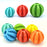 Silicone Pet Dog Toy Ball Interactive Bite-resistant Chew Toy for Small Dogs Tooth Cleaning Elasticity Ball Pet Products 5/6/7cm - Small to Tall Pet Co.