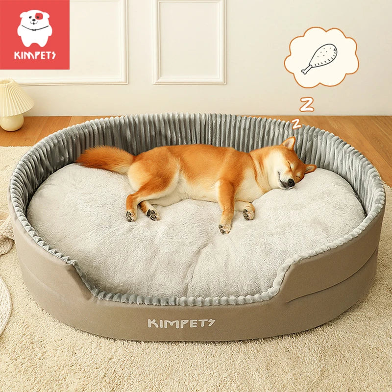 Kimpets Pet Dog Bed Removable Cat Mat Square Plush Kennel Washable Thickening Waterproof Big Medium Small Dog Sofa Bed Cushion - Small to Tall Pet Co.