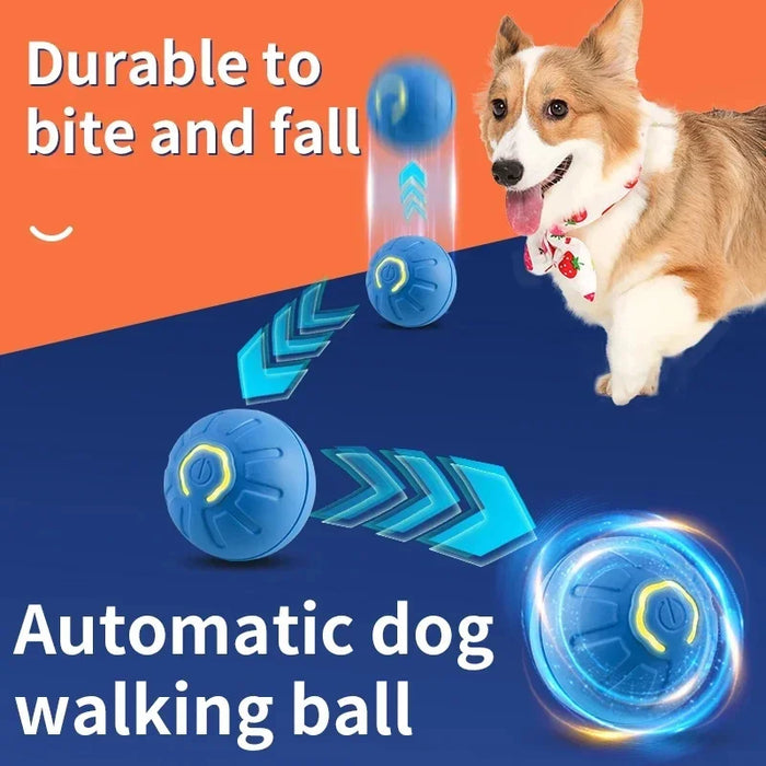 Smart Dog Toy Ball Electronic Interactive Pet Toy Moving Ball USB Automatic Moving Bouncing for Puppy Birthday Gift Cat Products - Small to Tall Pet Co.