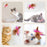 Interactive Cat Toys Funny Feather Teaser Stick with Bell Pets Collar Kitten Playing Teaser Wand Training Toys for Cats Supplies - Small to Tall Pet Co.