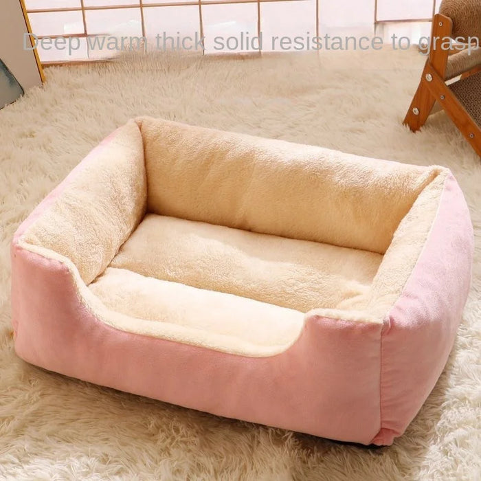 Pet Comfortable Warm Cat Bed Warm Thickened Cat Bed Kitten Cushions Dog Houses Cat Dog Sleeping Nest Pet Mattress dog cat bed - Small to Tall Pet Co.