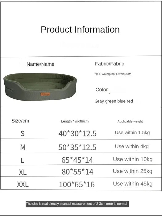 Dog Cushions Pet Bed Sofa Beds Large Dogs Fluffy Medium Blanket Pets Accessories Bad Mat Products Puppy Supplies Cats Small Big - Small to Tall Pet Co.