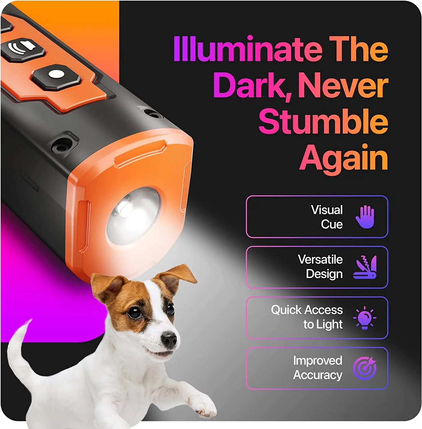 Ultrasonic Anti-Bark Dog Collar – USB Rechargeable