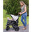 No-Zip AT3 Pet Stroller for Cats/Dogs, Zipperless Entry, Easy One-Hand Fold, Jogging Tires, Removable Liner, Cup Holder - Small to Tall Pet Co.