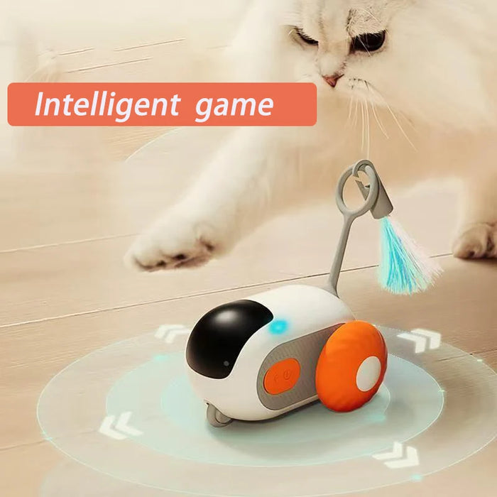 Smart Cat Toy Pet Interactive Remote Control Electric Car Toys Upgraded Version Rechargeable Puppy Training Game Cat Supplies - Small to Tall Pet Co.