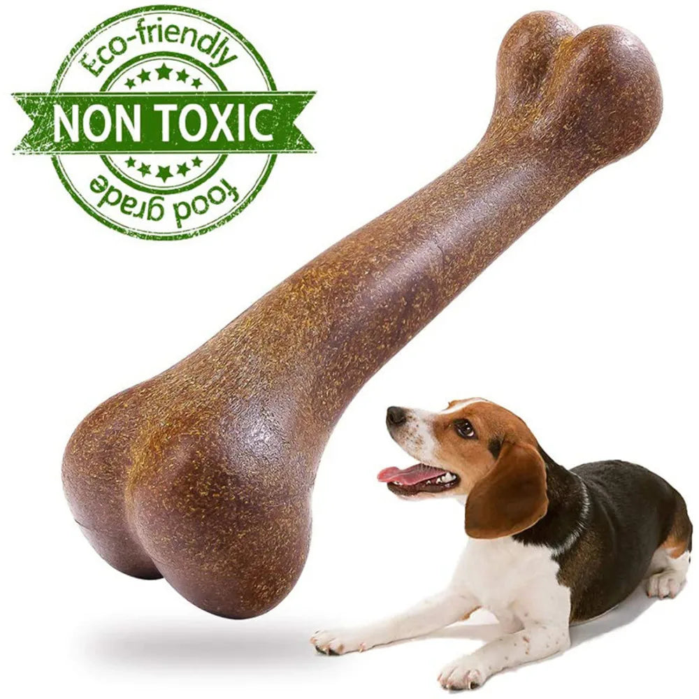 Dog Bone Chews Toys Nearly Indestructible Natural Non-Toxic Anti-bite Puppy Toys For Small Medium Large Dog Pet Chew Game Dental - Small to Tall Pet Co.