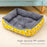 Square Thick Warm Dog Bed Neck Guard Pet Dog Sofa Many Colors Cat Nest Mat - Small to Tall Pet Co.