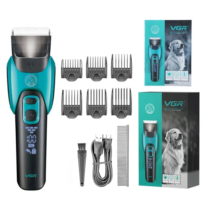 Powerful Rechargeable dog pet clipper Professional Electric cat Trimmer dog grooming kit  tools supplies ceramic haircut machine - Small to Tall Pet Co.