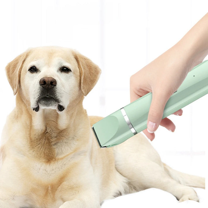 4-in-1 Pet Shaver Electric Dog Clippers Nail Trimmer and Sander Head Cat and Dog Beauty Clipper Pet Hair Cleaning Supplies - Small to Tall Pet Co.