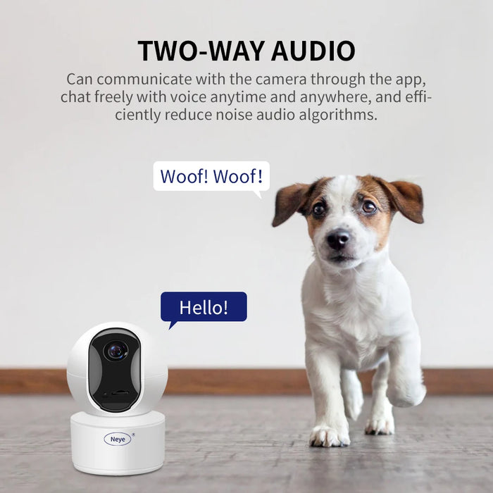 8MP 4K WiFi Security Camera Home Indoor Baby/Nanny/Pet Monitor With Infrared Night Vision Audio Monitoring IP Camera - Small to Tall Pet Co.