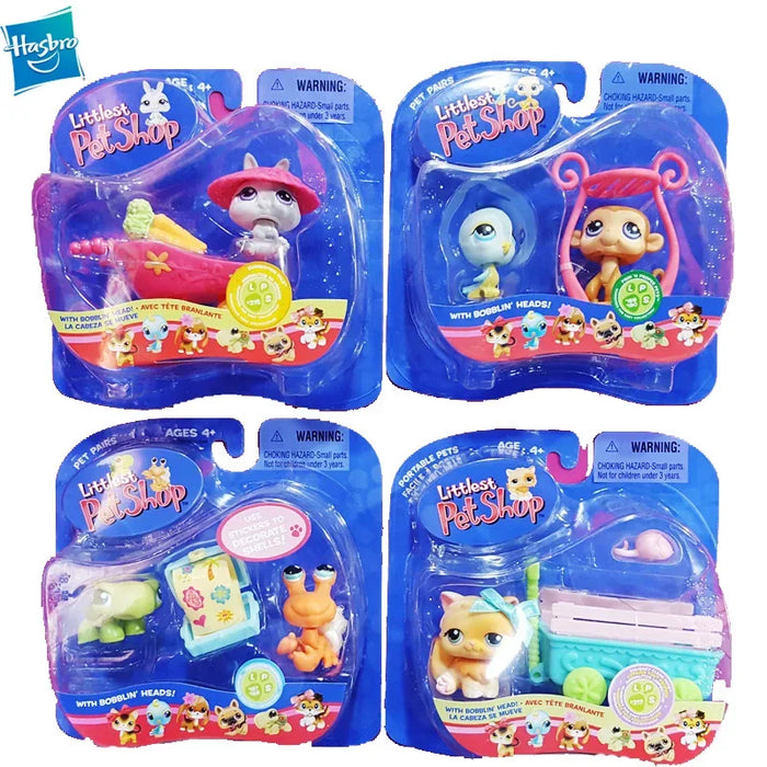 Hasbro Littlest Pet Shop Bobbling Heads Doll Pets Animal House Doll Action Figure Toys Children Chrostmas Gifts - Small to Tall Pet Co.