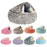 Semi-Enclosed Pet Cat Nest Warm Plush Pressure Resistant Soft Cat Sleeping Bed - Small to Tall Pet Co.