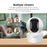 8MP 4K WiFi Security Camera Home Indoor Baby/Nanny/Pet Monitor With Infrared Night Vision Audio Monitoring IP Camera - Small to Tall Pet Co.